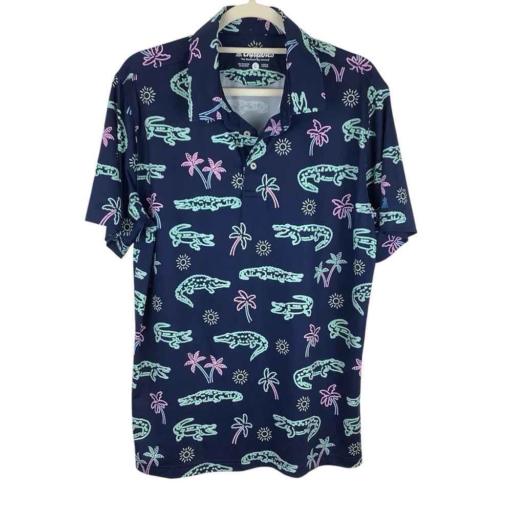 Chubbies Neon Glades Men’s Polo Shirt